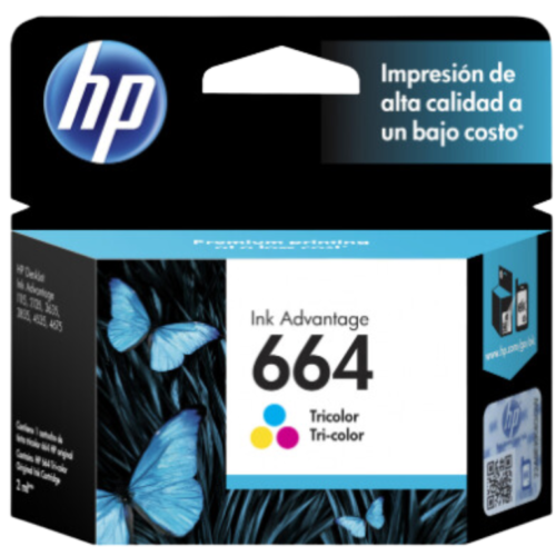 Tinta HP 664 Color (F6V28AL)