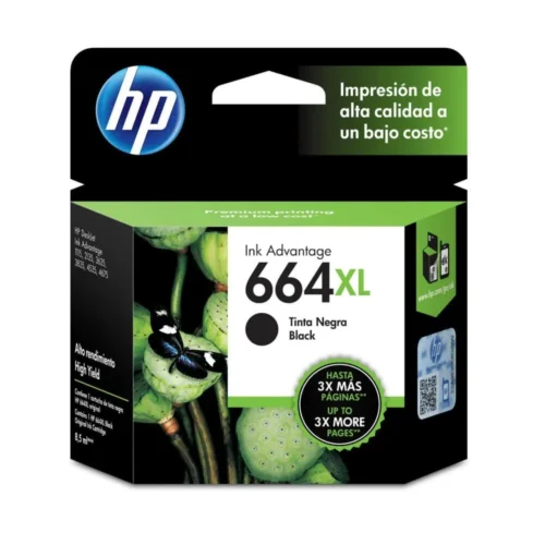 Tinta HP 664XL Negro (F6V31AL)