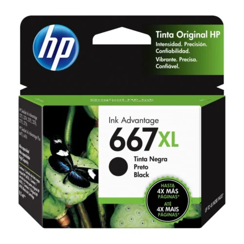 Tinta HP 667XL Negro (3YM81AL)