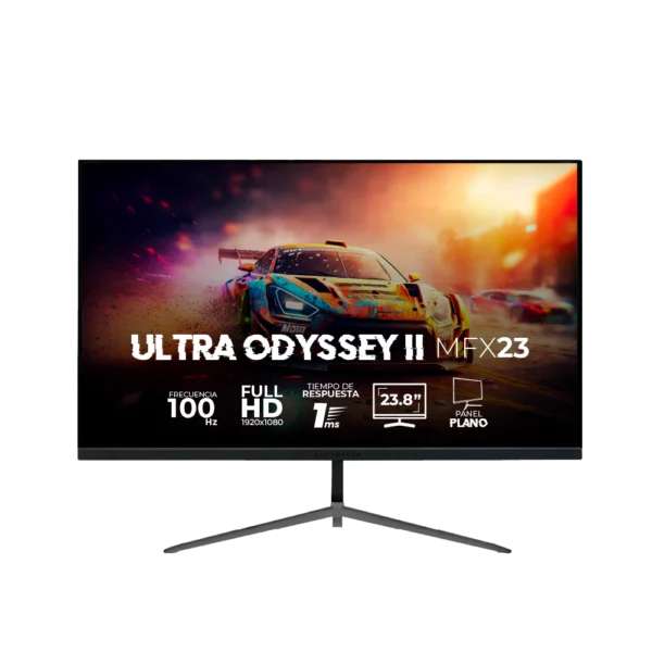 Monitor Balam Rush 23.8 Ultra Odyssey II MFX23 IPS plano Negro Full HD 1MS 100Hz