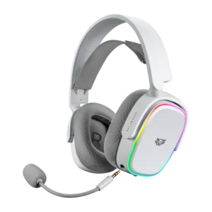 Audifonos Balam Rush Aeon HS999 Over-Ear Blanco Inalambricos USB 7.1 RGB