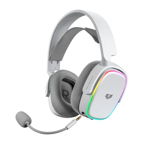 Audifonos Balam Rush Aeon HS999 Over-Ear Blanco Inalambricos USB 7.1 RGB