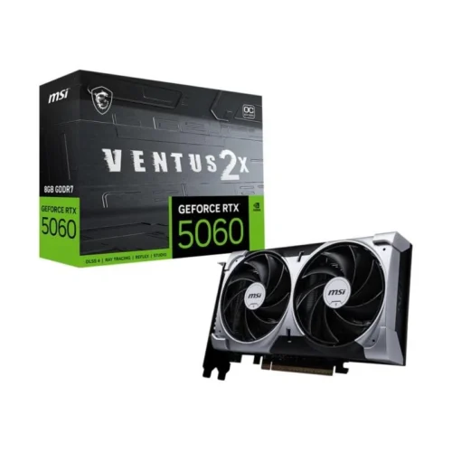 Tarjeta de video MSI 8GB GeForce RTX 5060 VENTUS 2xfan GDDR7