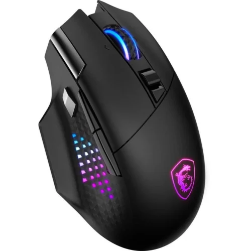 Mouse MSI VERSA PRO WIRELESS Negro RGB 2.4G inalambrico Bluetooth