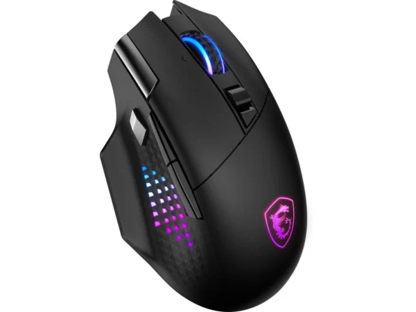 Mouse MSI VERSA PRO WIRELESS Negro RGB 2.4G inalambrico Bluetooth