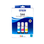 Tinta Epson 544 T544520-3P Pack 3 Pzas Colores