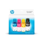 Tinta hp bote GT53/GT52 pack 4 colores negro cian amarillo magenta