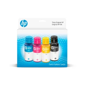Tinta hp bote GT53/GT52 pack 4 colores negro cian amarillo magenta