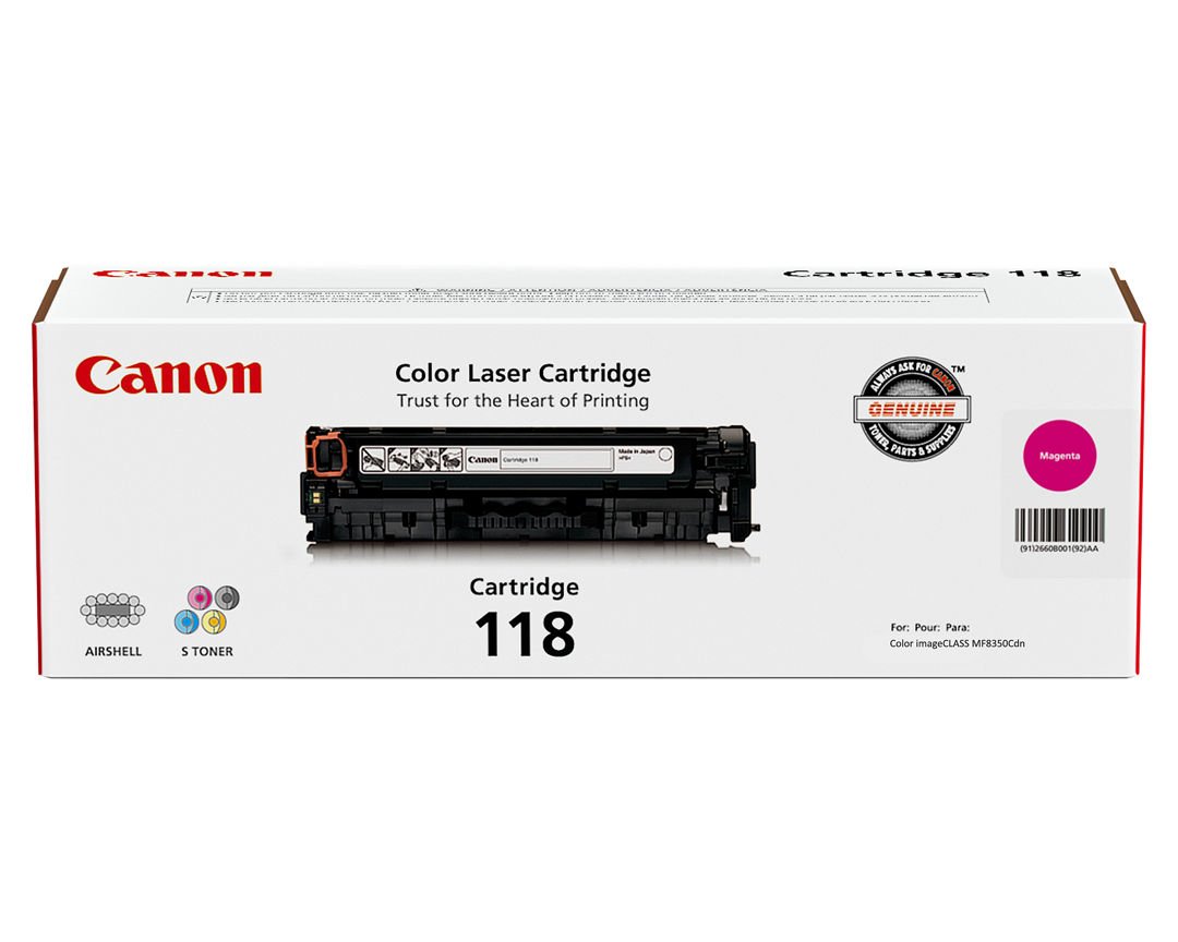 Tóner Canon 118 Magenta 2660B001AA MF8380CDW (2,900 pág)