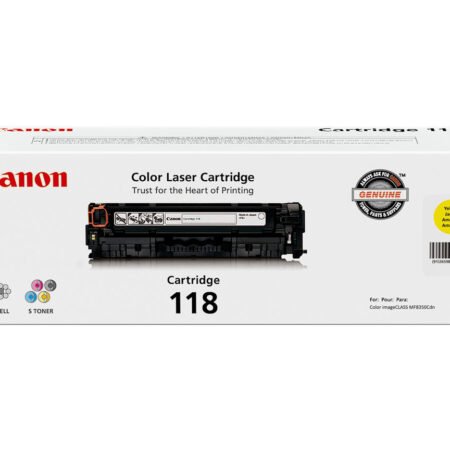 Tóner Canon 118 Amarillo 2659B001AA MF8380CDW (2,900 pág)