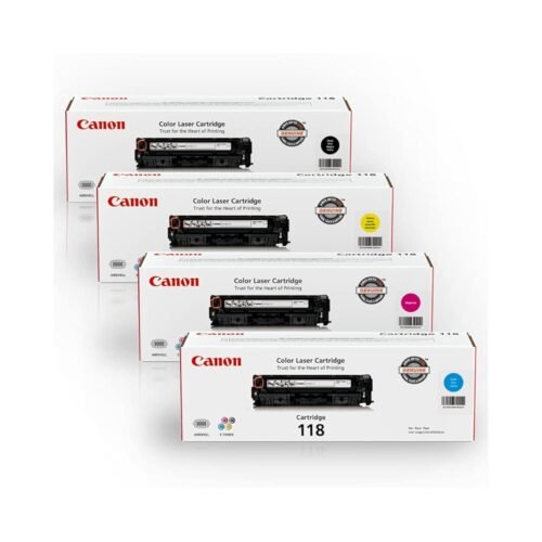 Kit 4 Tóners Canon 118 Negro/Cian/Magenta/Amarillo MF8380CDW (2,900 pág)