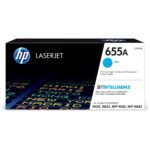 HP 655A CF451A Tóner Cian LaserJet Enterprise M682z/M652dn 10,500 pág