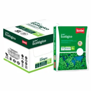 Papel Scribe Ecológico Carta 75 g 93% Blancura Paquete c/500 Hojas